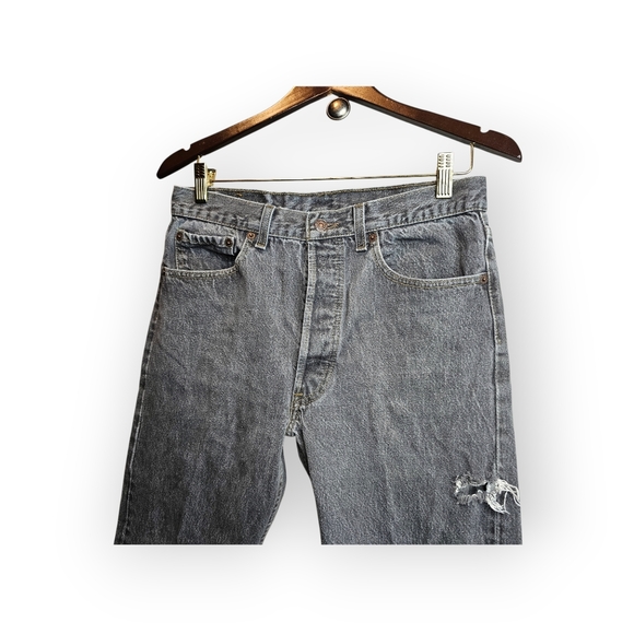 Vintage 1980s Levi’s 501 Jeans – Made in USA – Red Tab 524 Factory - Picture 3 of 9